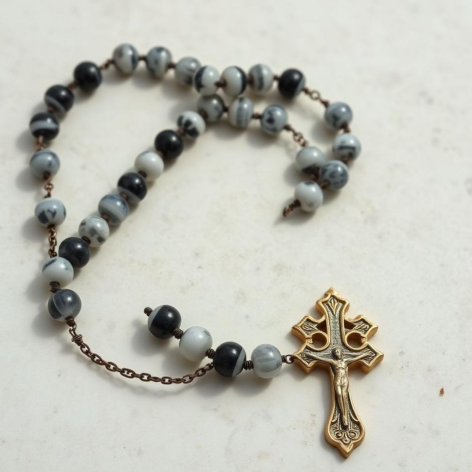 Dream : Jet stone rosary in a dream