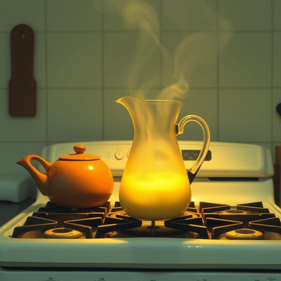 Dream : Jug on the stove in a dream