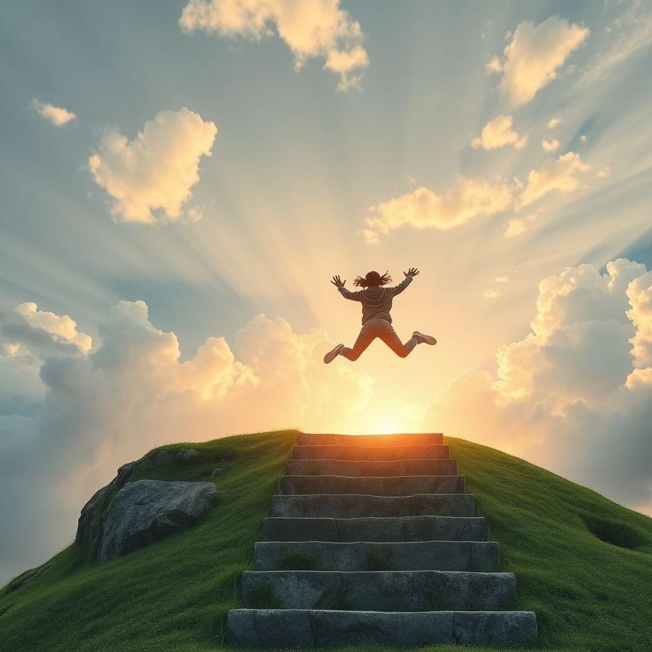 Dream : Jump the stairs in the dream