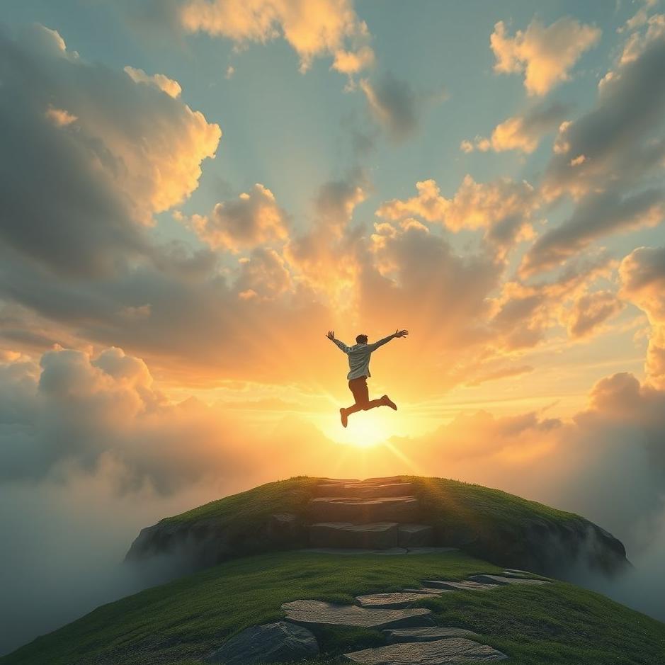 Dream : Jumping a threshold in a dream