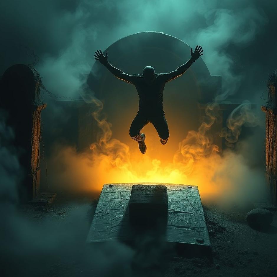 Dream : Jumping from a grave in a dream