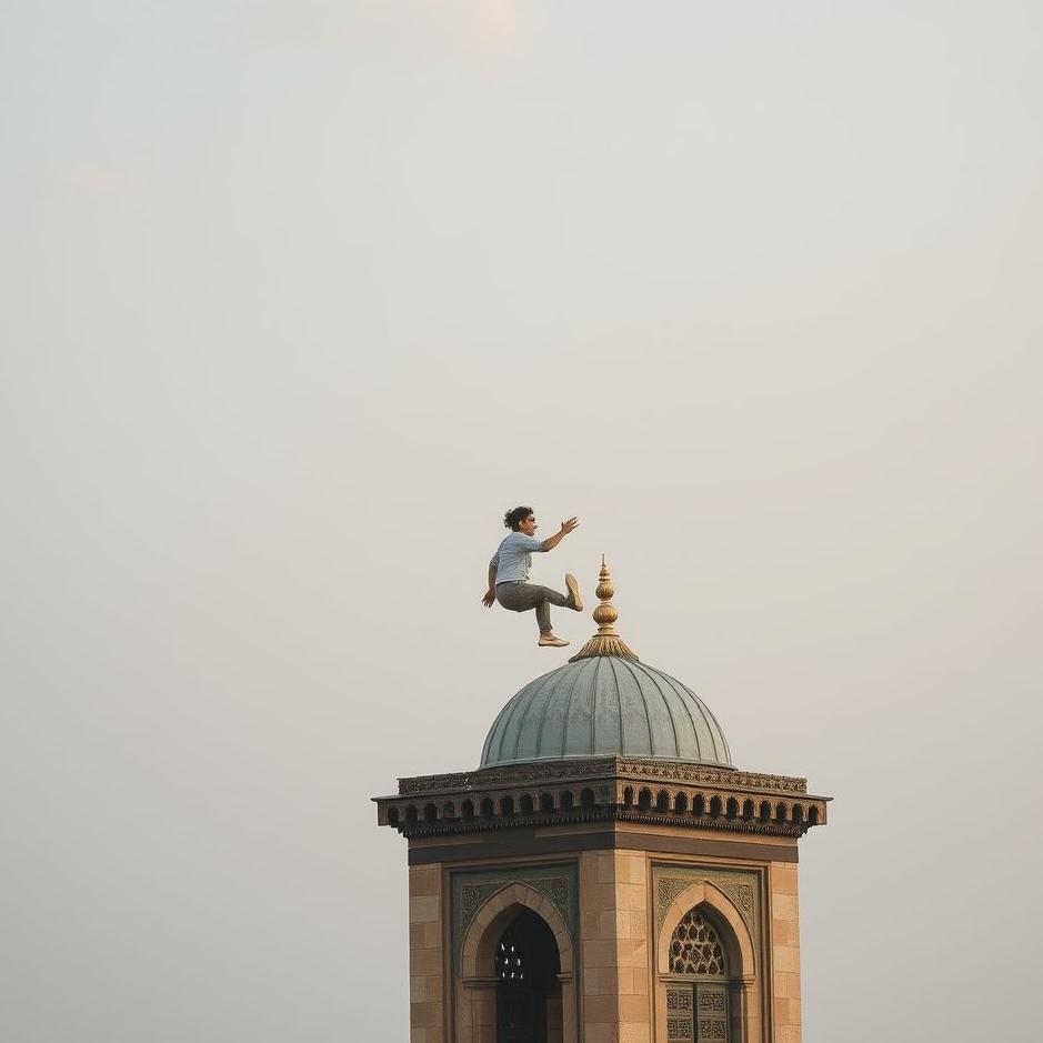 Dream : Jumping from a minaret in a dream