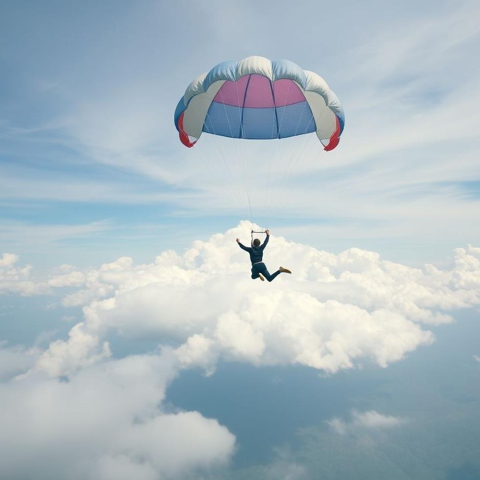 Dream : Jumping from a parachute in a dream