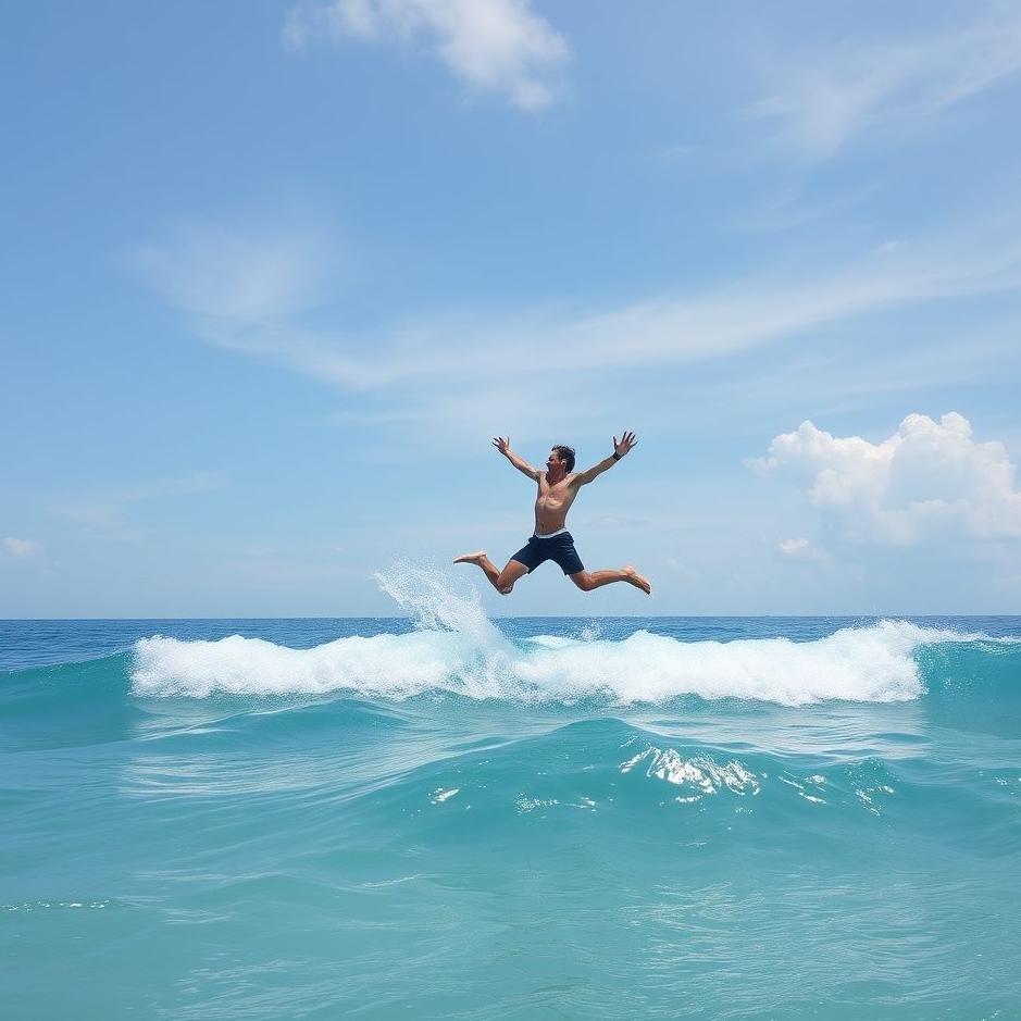 Dream : Jumping into the ocean in a dream