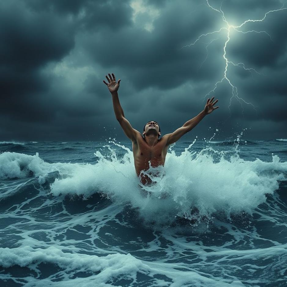 Dream : Jumping into the sea out of fear in a dream