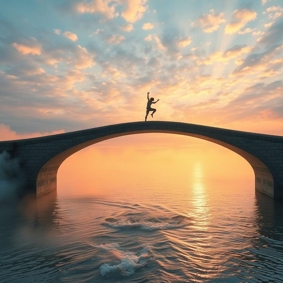 Dream : Jumping into the water from a bridge in a dream