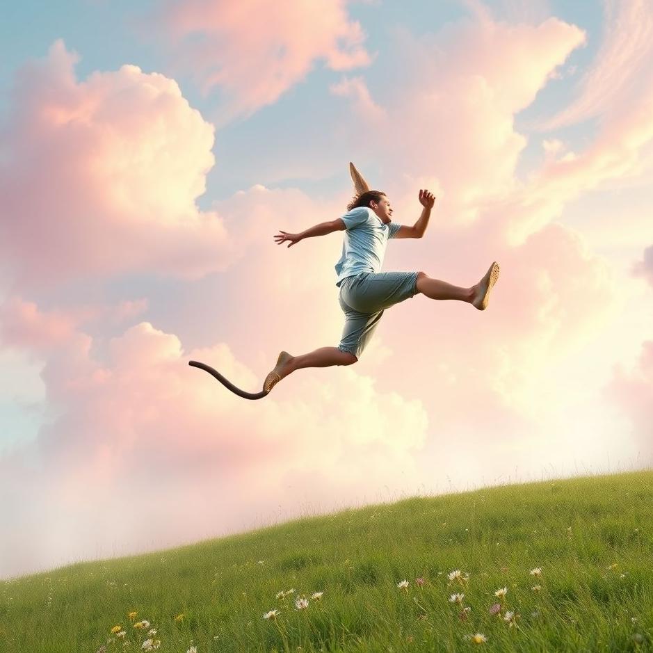 Dream : Jumping like a kangaroo in a dream