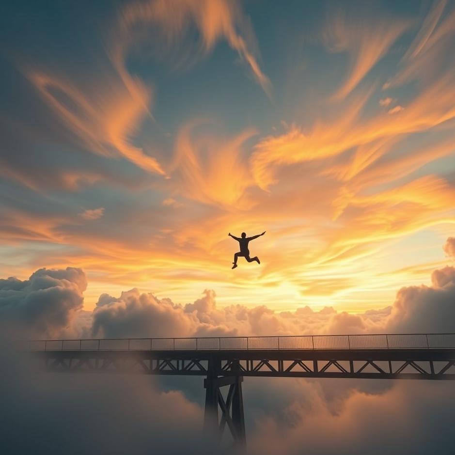 Dream : Jumping off a bridge in a dream