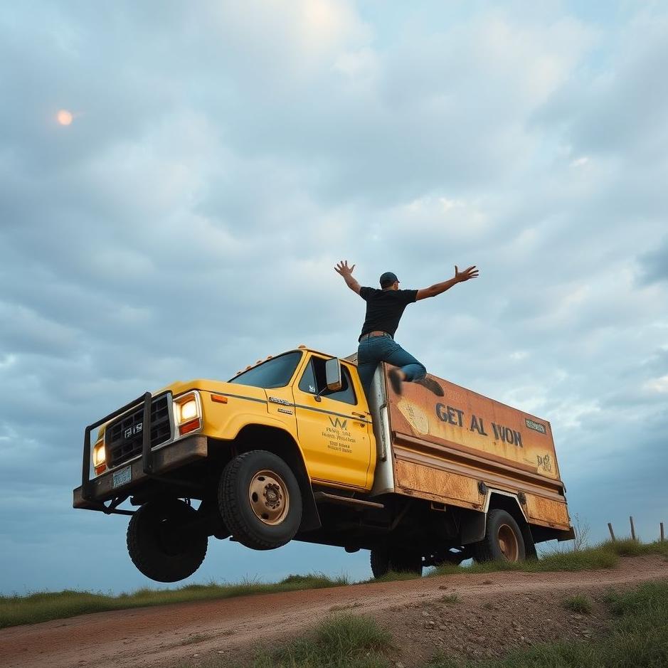 Dream : Jumping off a truck in a dream