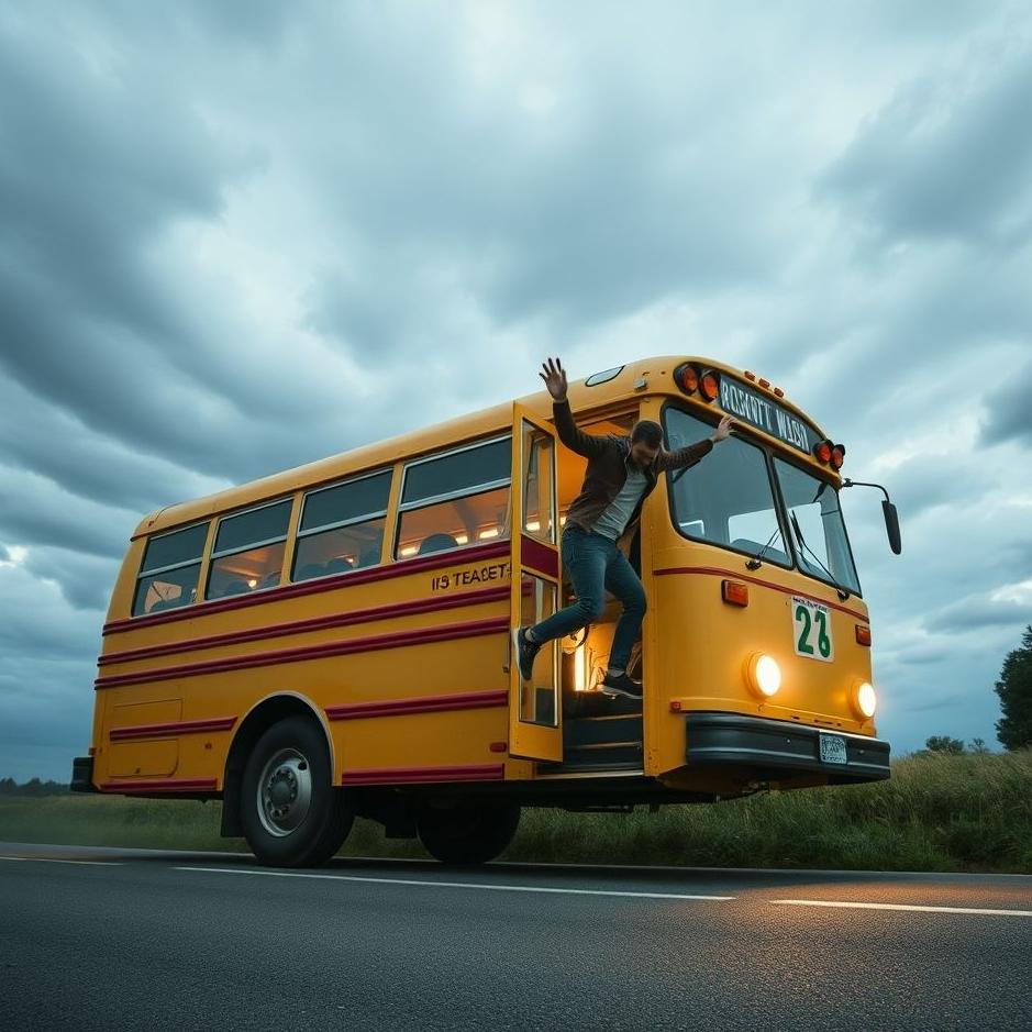 Dream : Jumping out of a bus in a dream