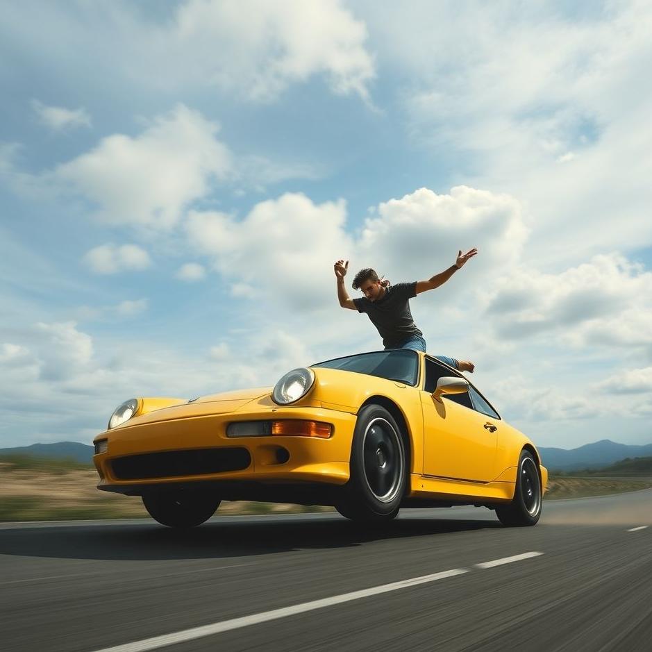 Dream Dictionary : Jumping out of a fast car in a dream