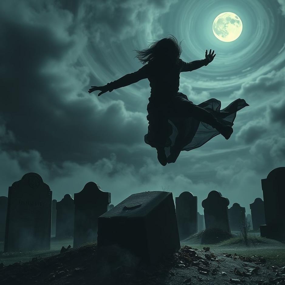 Dream : Jumping over a grave in a dream