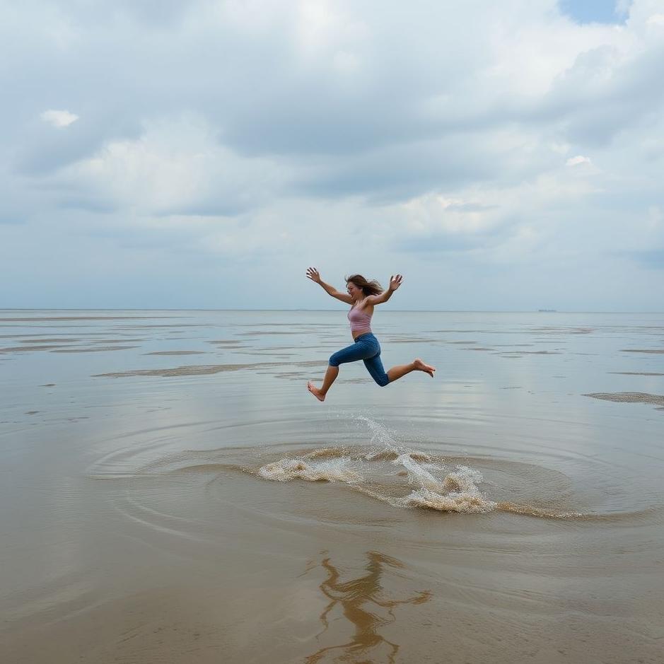 Dream : Jumping over dirty water in a dream