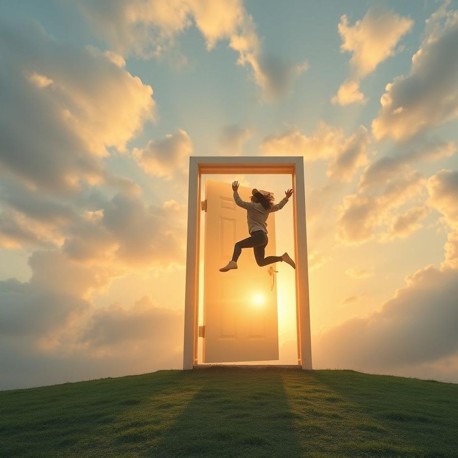 Dream : Jumping over the door in a dream