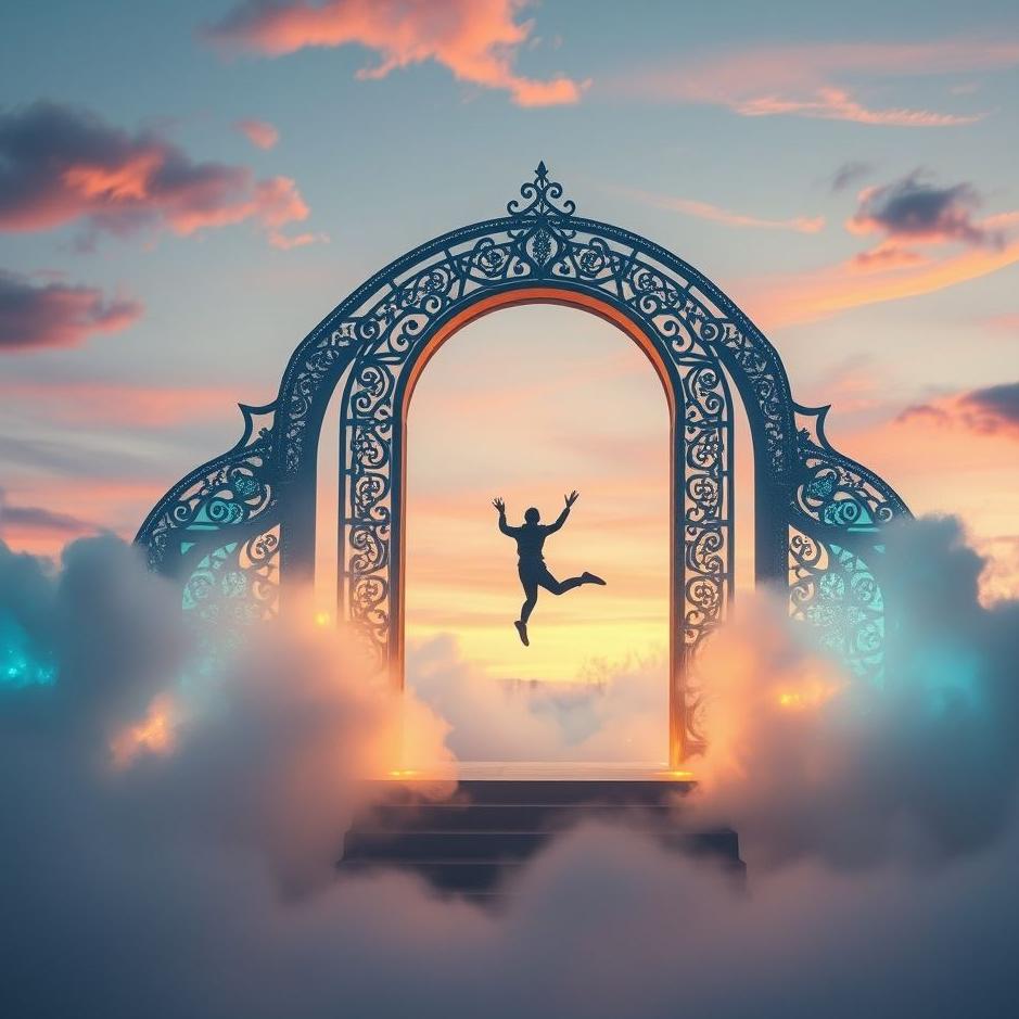 Dream : Jumping over the threshold in a dream