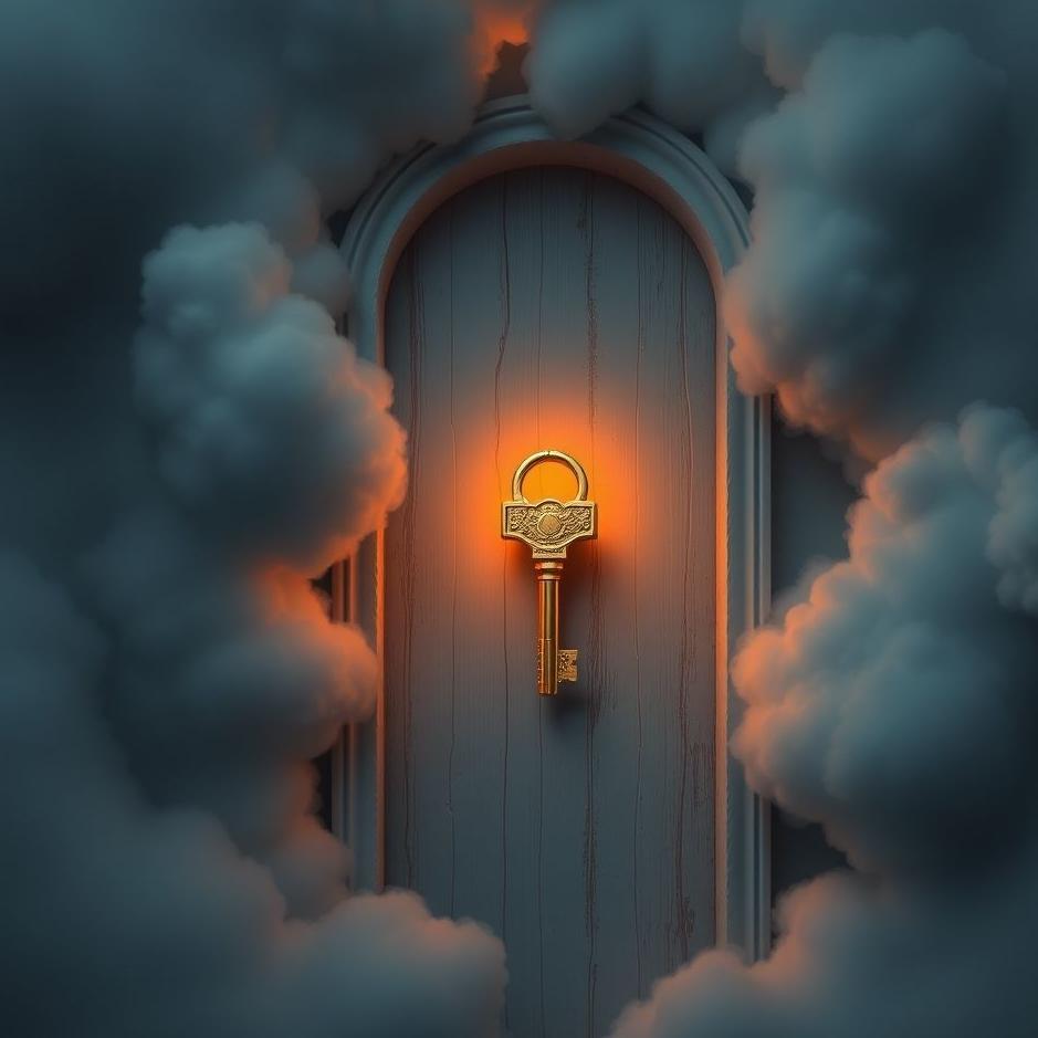 Dream : Key stuck to the door in a dream