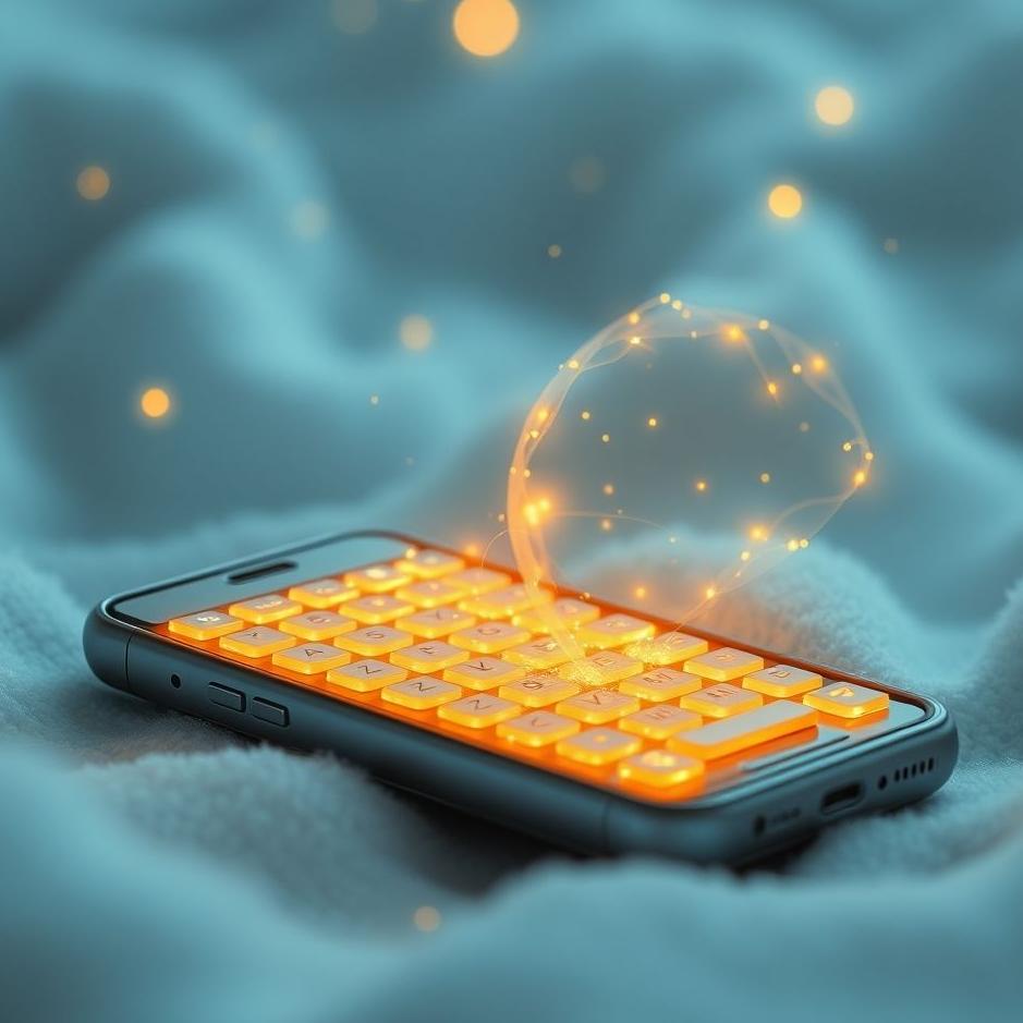 Dream : Keyboard phone in a dream