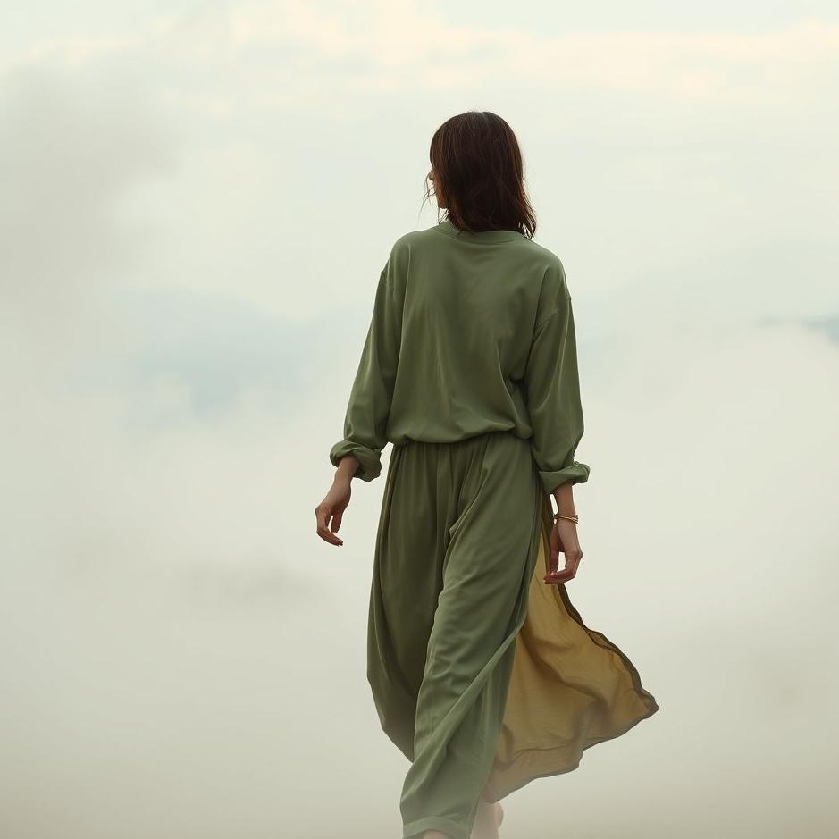 Dream : Khaki green clothes in a dream