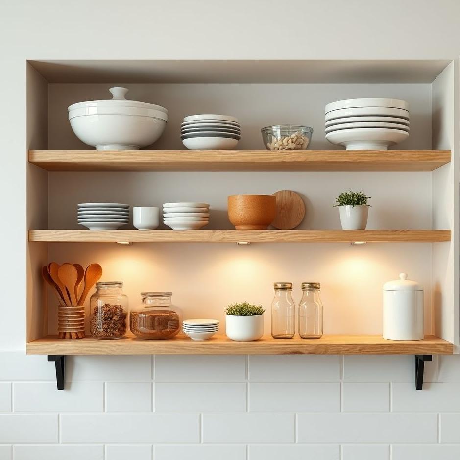Dream : Kitchen shelf in a dream