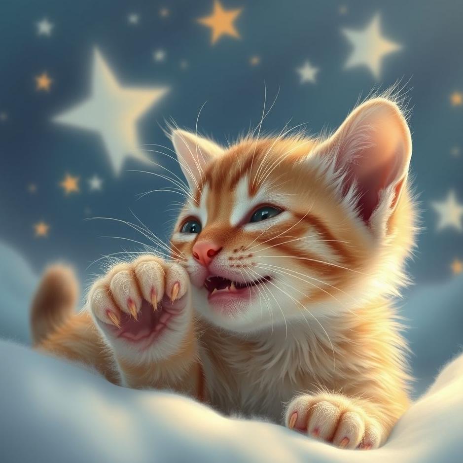 Dream : Kitten biting in a dream