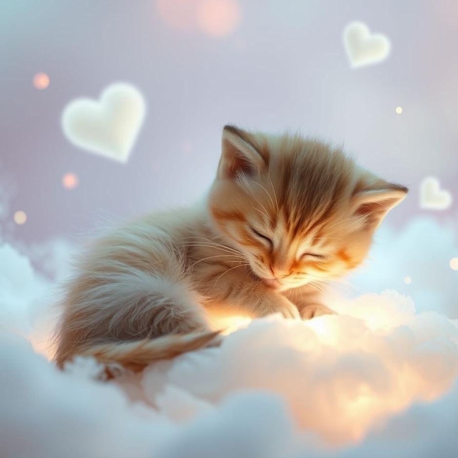 Dream : Kitten suckling in a dream