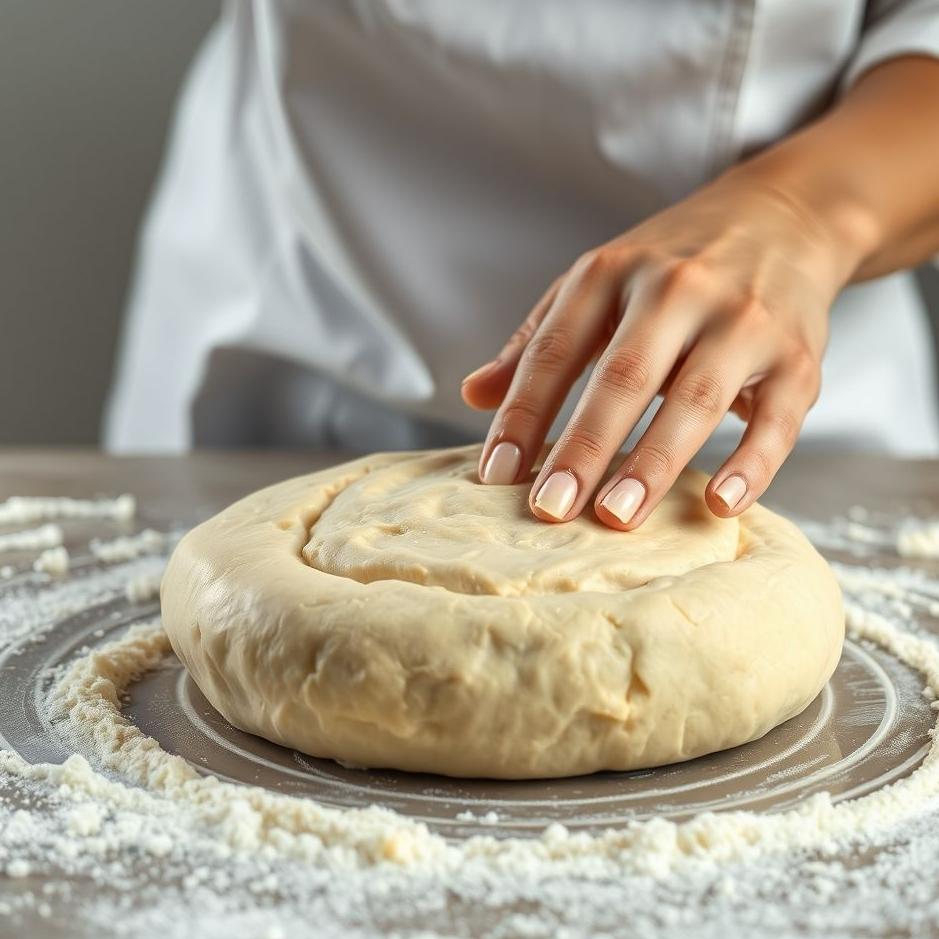 Dream : Kneading cheese dough in a dream