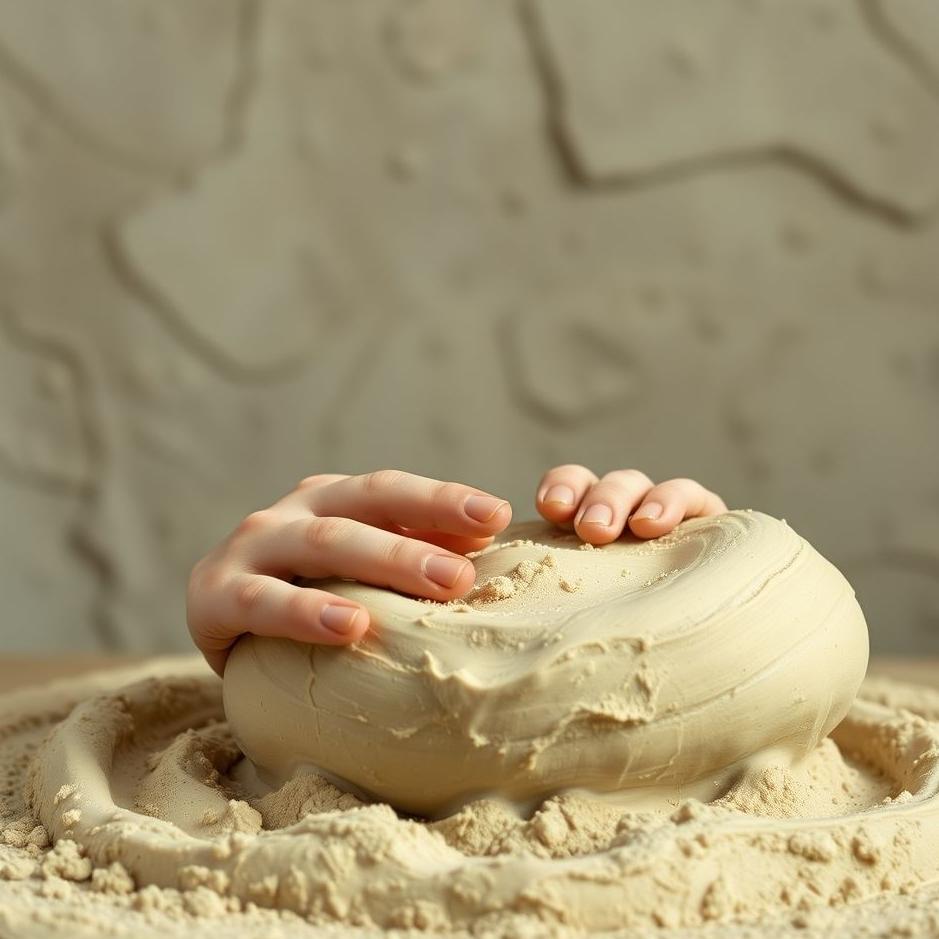 Dream : Kneading clay in a dream