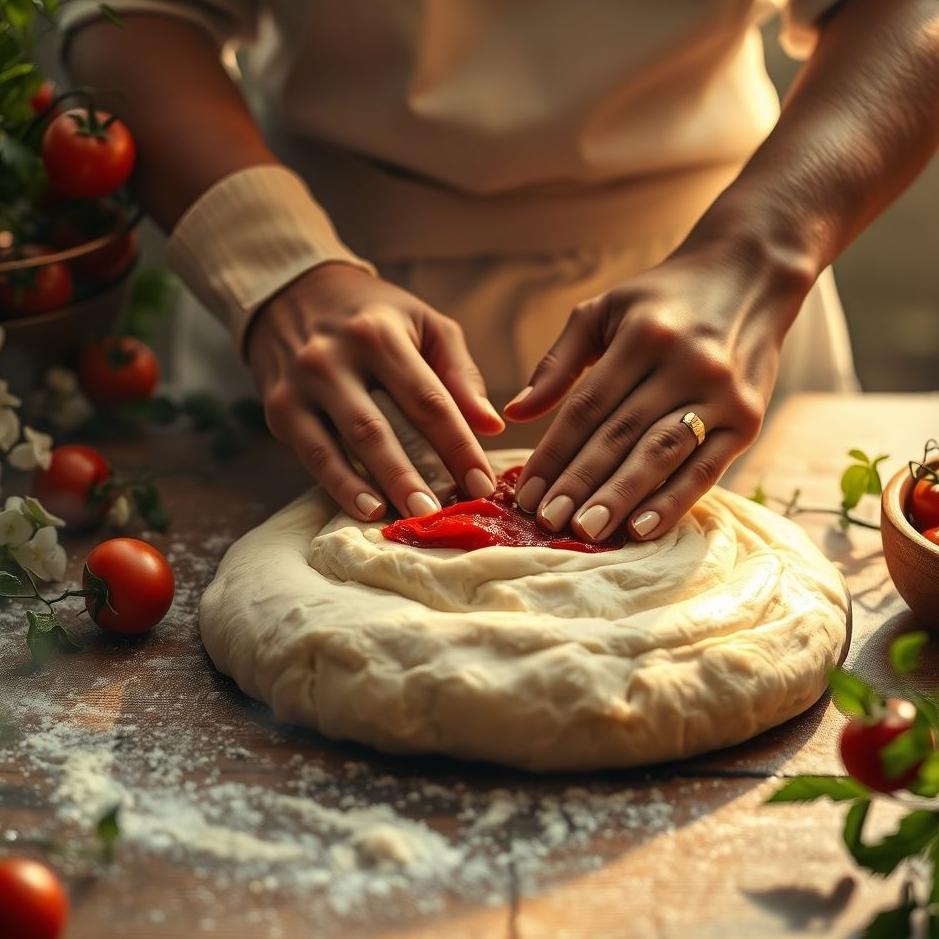 Dream : Kneading dough with tomato paste in a dream