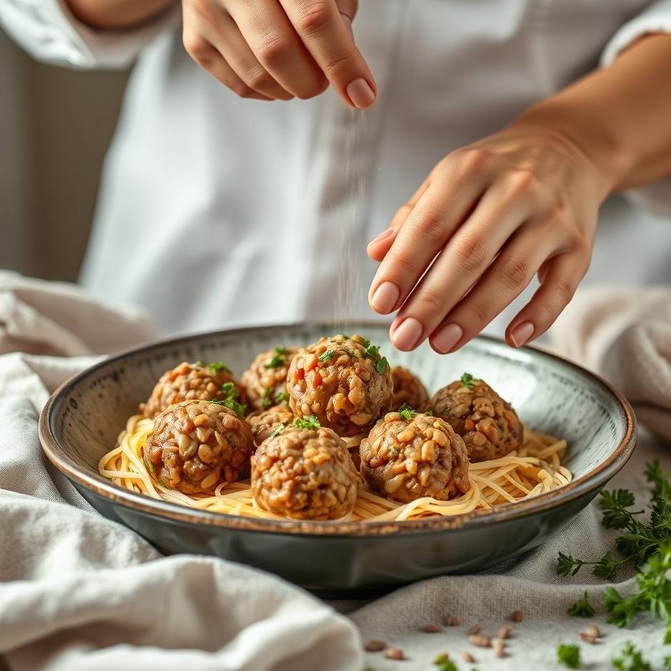 Dream : Kneading lentil meatballs in a dream