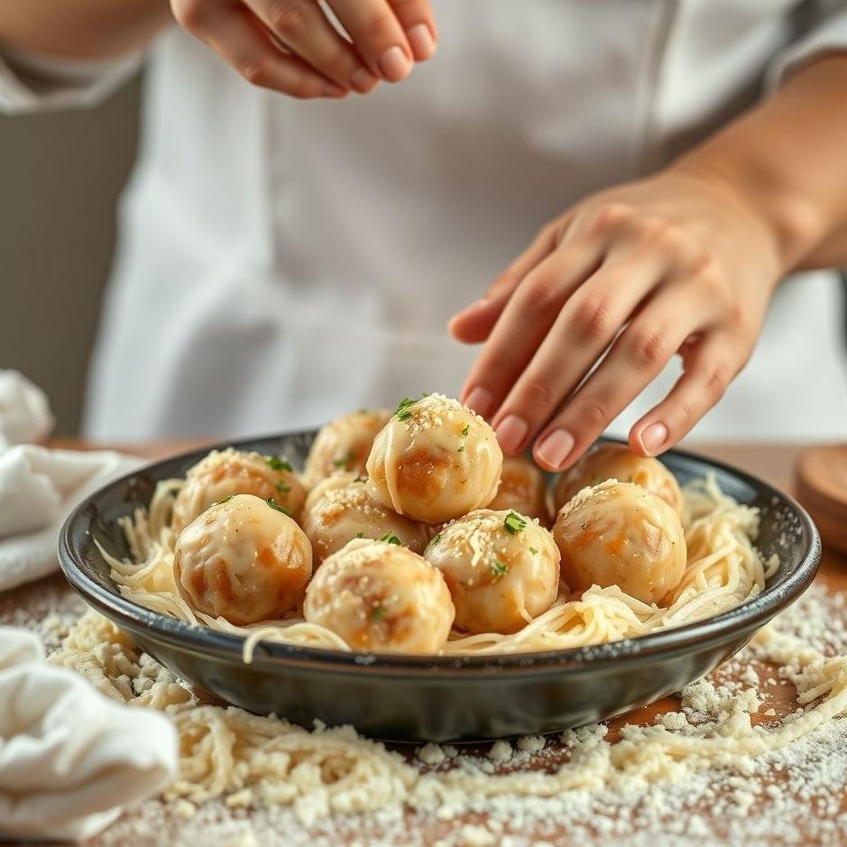 Dream : Kneading potato meatballs in a dream