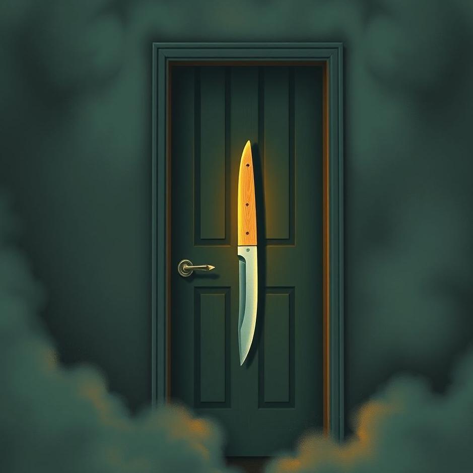 Dream : Knife at the door in a dream