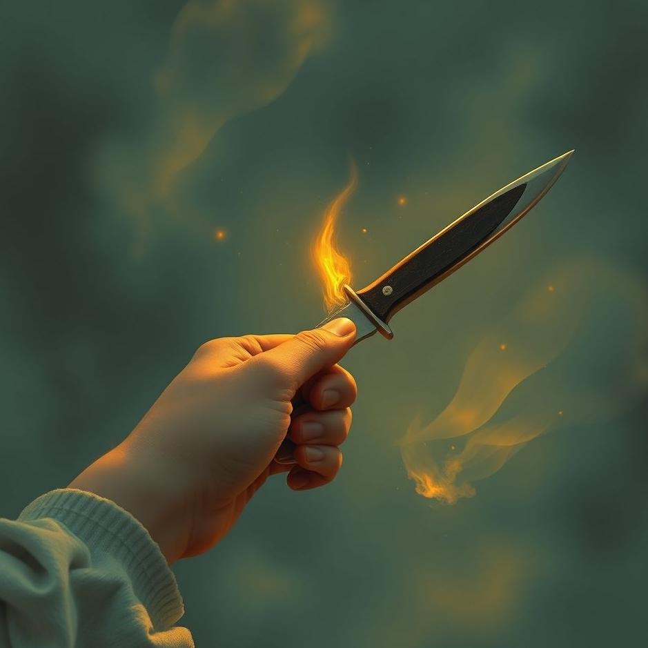 Dream : Knife in my daughter's hand in a dream