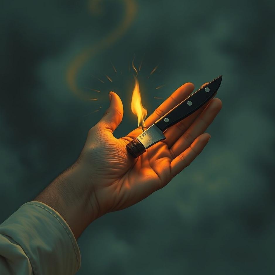 Dream : Knife in the hand of your loved one in a dream