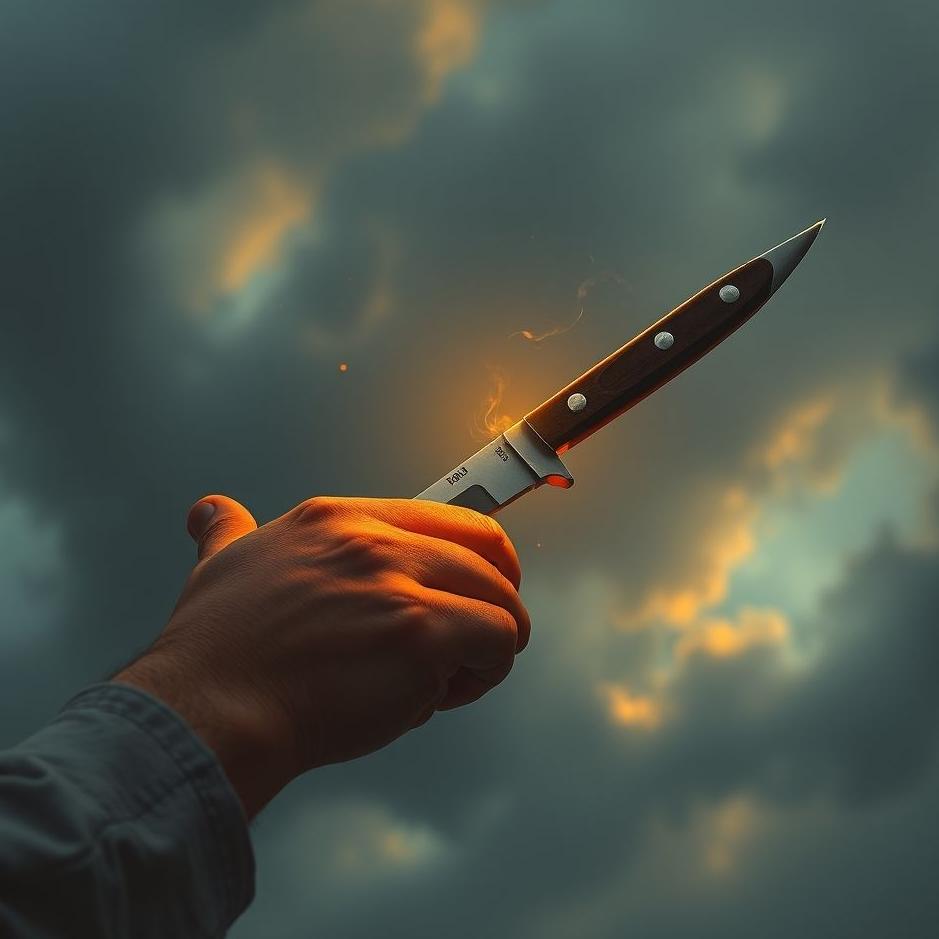 Dream : Knife in your son's hand in your dream