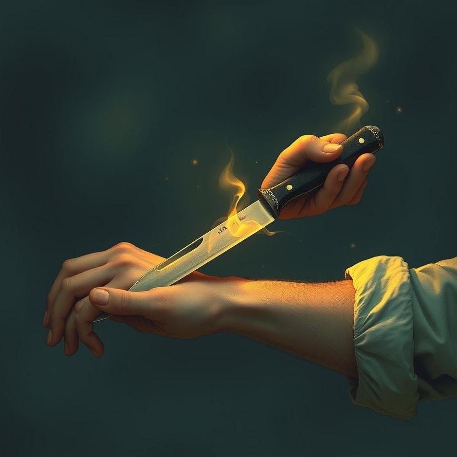 Dream : Knife stuck in your arm in a dream