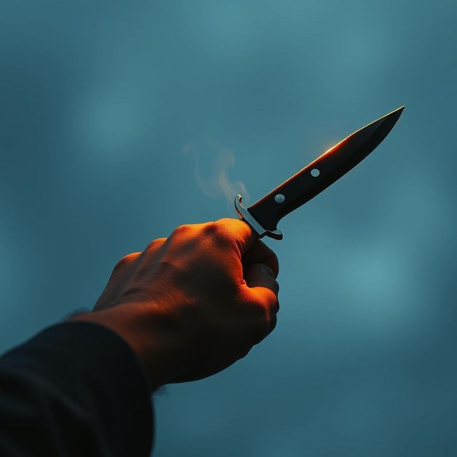 Dream : Knife stuck in your left hand in a dream