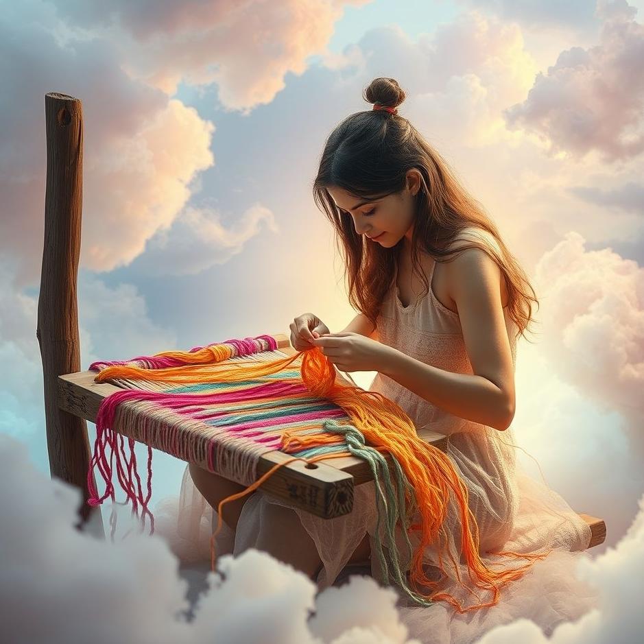 Dream : Knitting a fiber in a dream