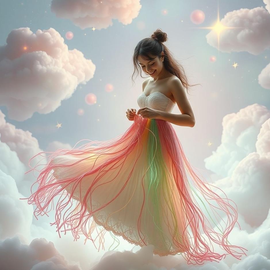 Dream : Knitting a skirt in a dream