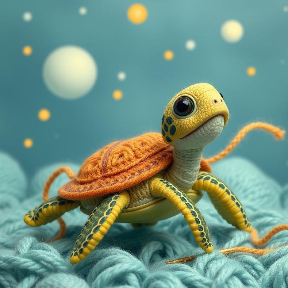 Dream : Knitting a turtle in a dream