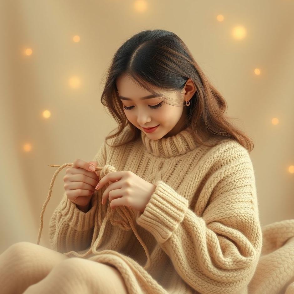 Dream : Knitting and wearing a sweater in a dream