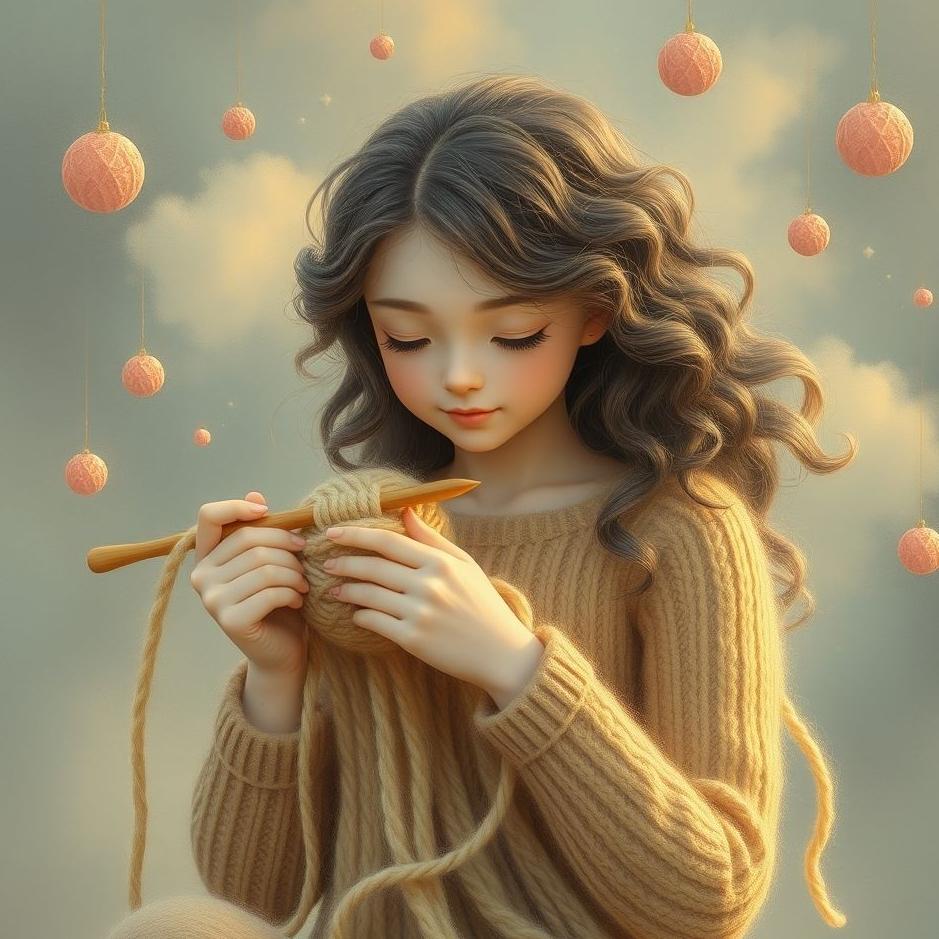 Dream : Knitting hair in a dream