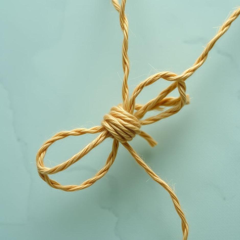 Dream : Knotting thread in a dream