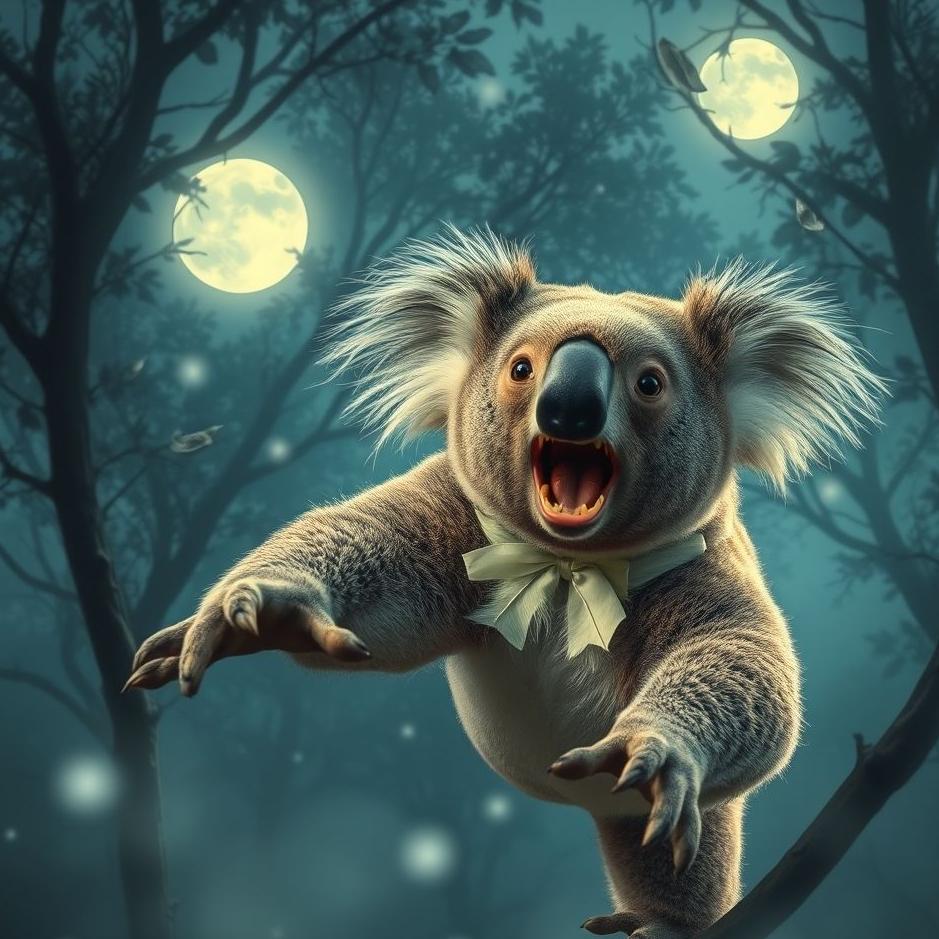 Dream : Koala attack in a dream
