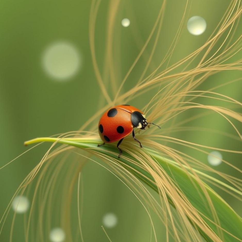 Dream : Ladybug in your hair in a dream