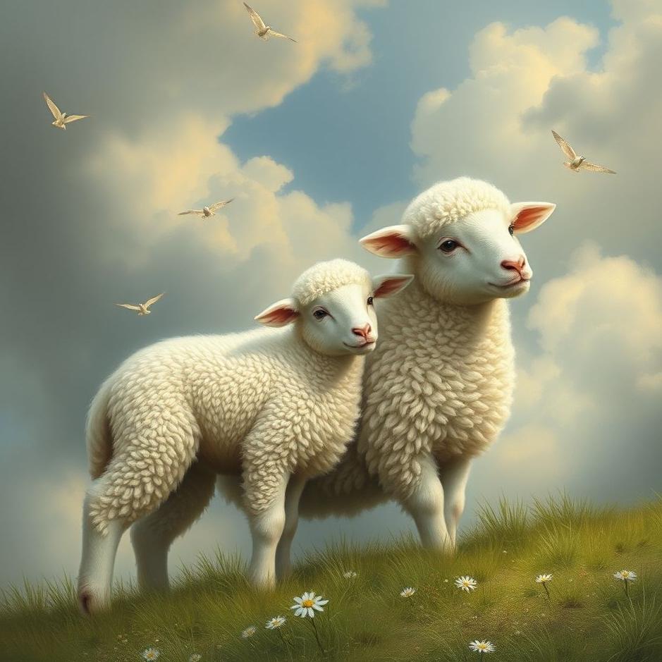 Dream : Lamb and its mother in a dream