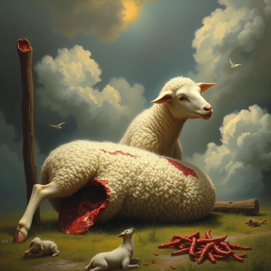 Dream : Lamb being slaughtered in a dream