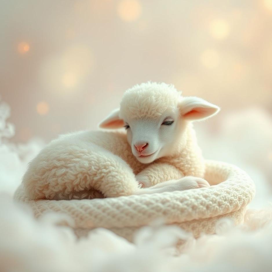Dream : Lamb in your lap in a dream