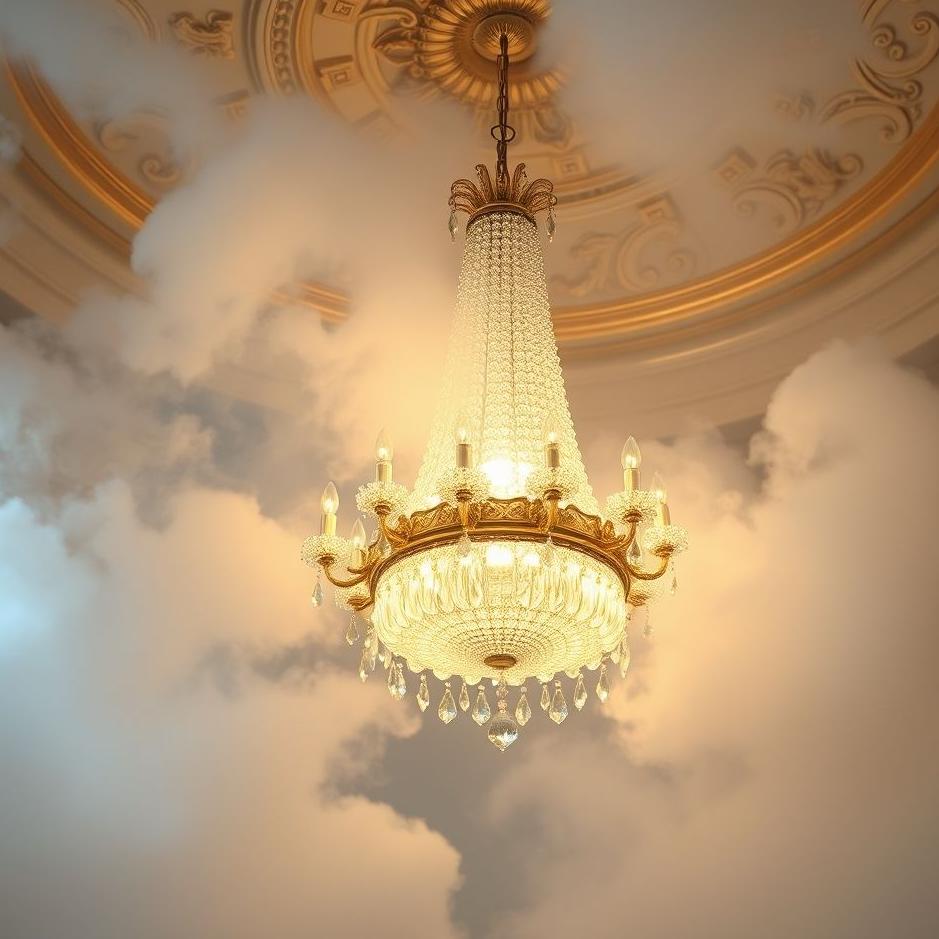 Dream : Lamp chandelier in a dream