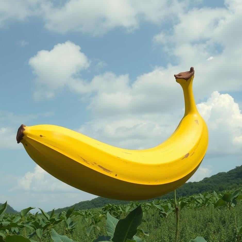 Dream : Large banana in a dream