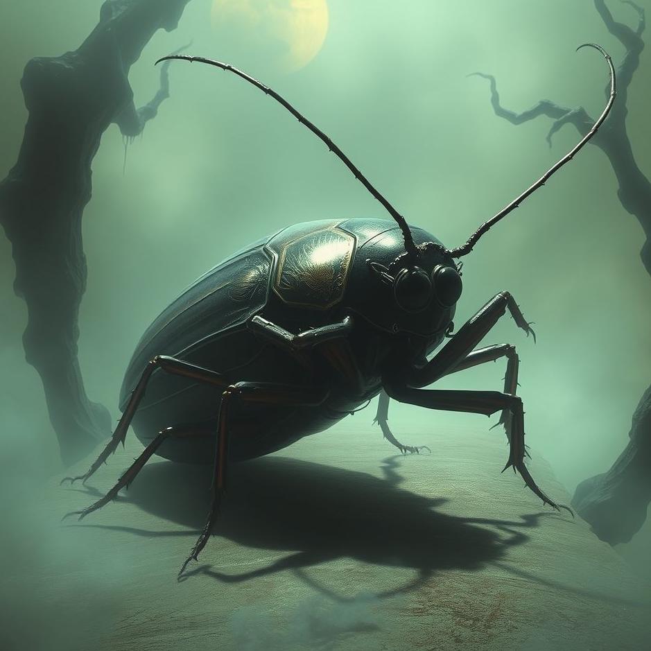 Dream : Large cockroach in a dream